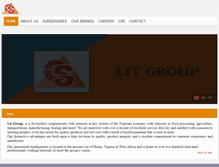 Tablet Screenshot of litgroup.org